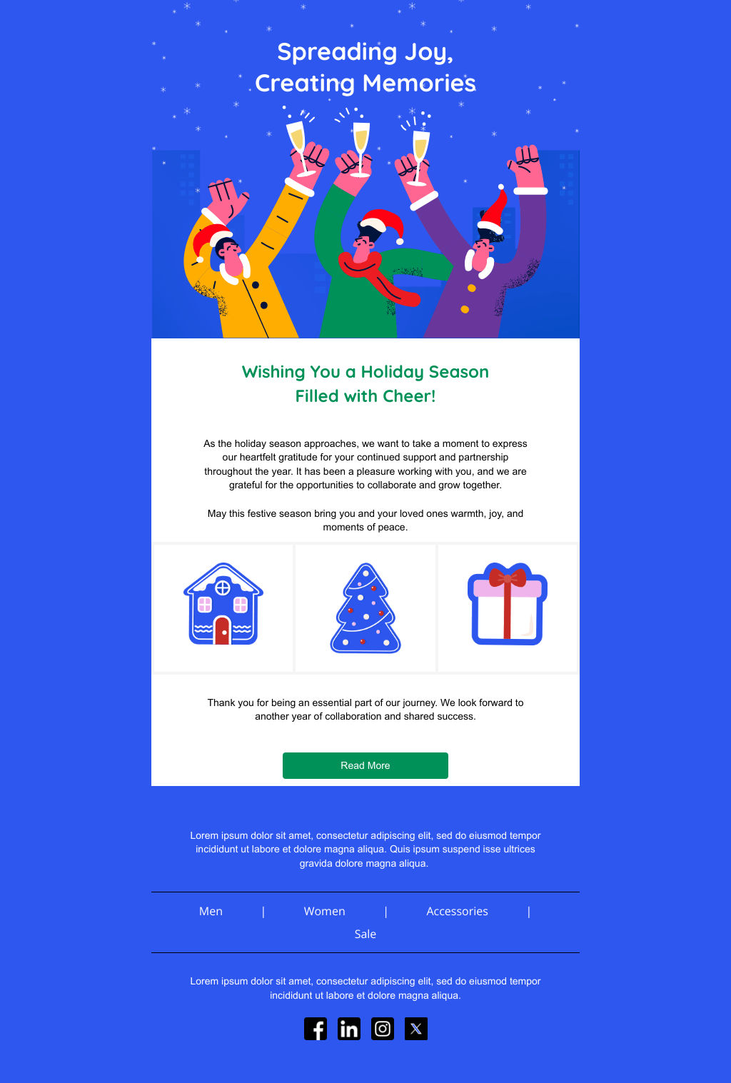 Laravel Mail Template - Holiday Cheer
