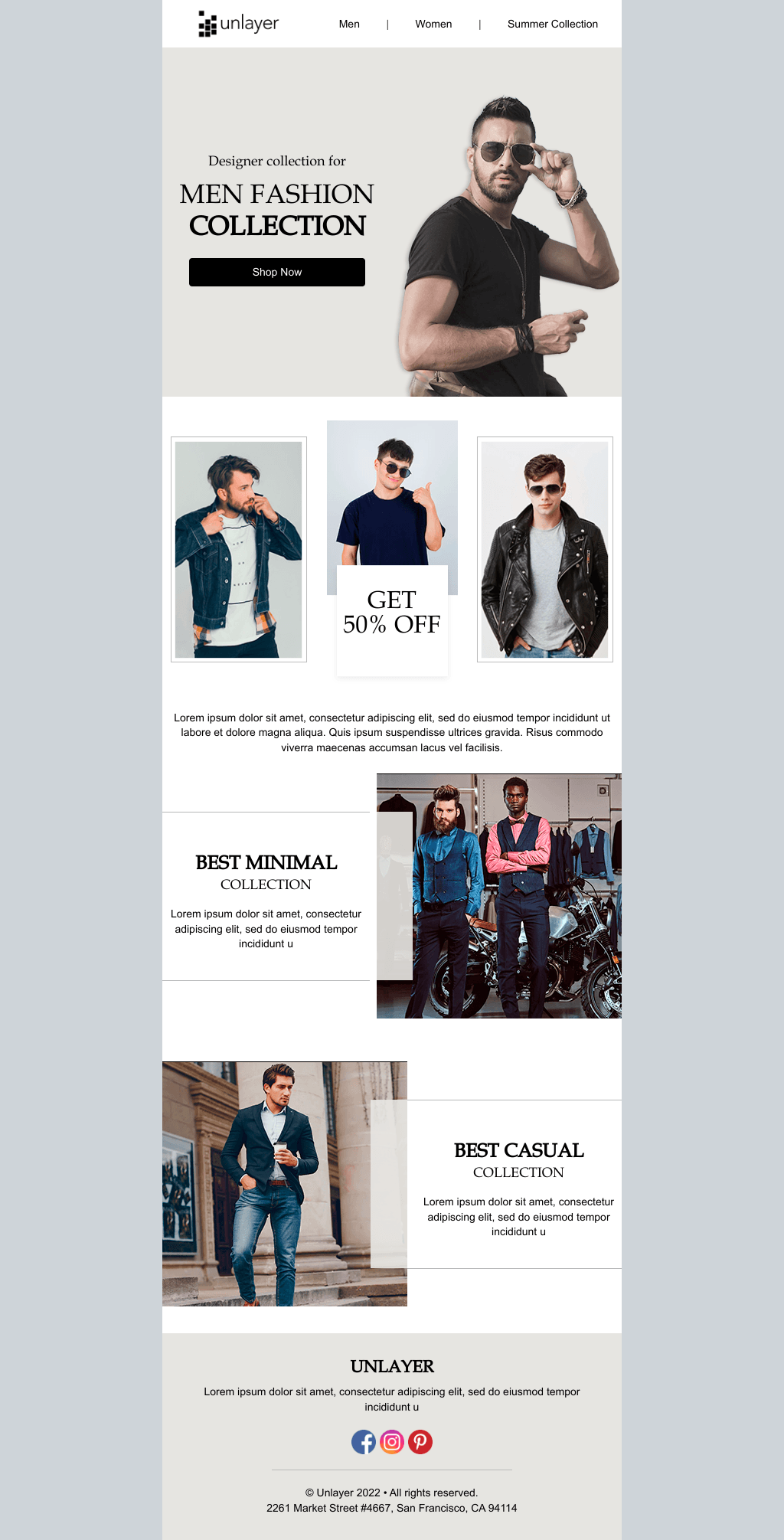 Laravel Mail Template - Holiday Fashion Store Sale
