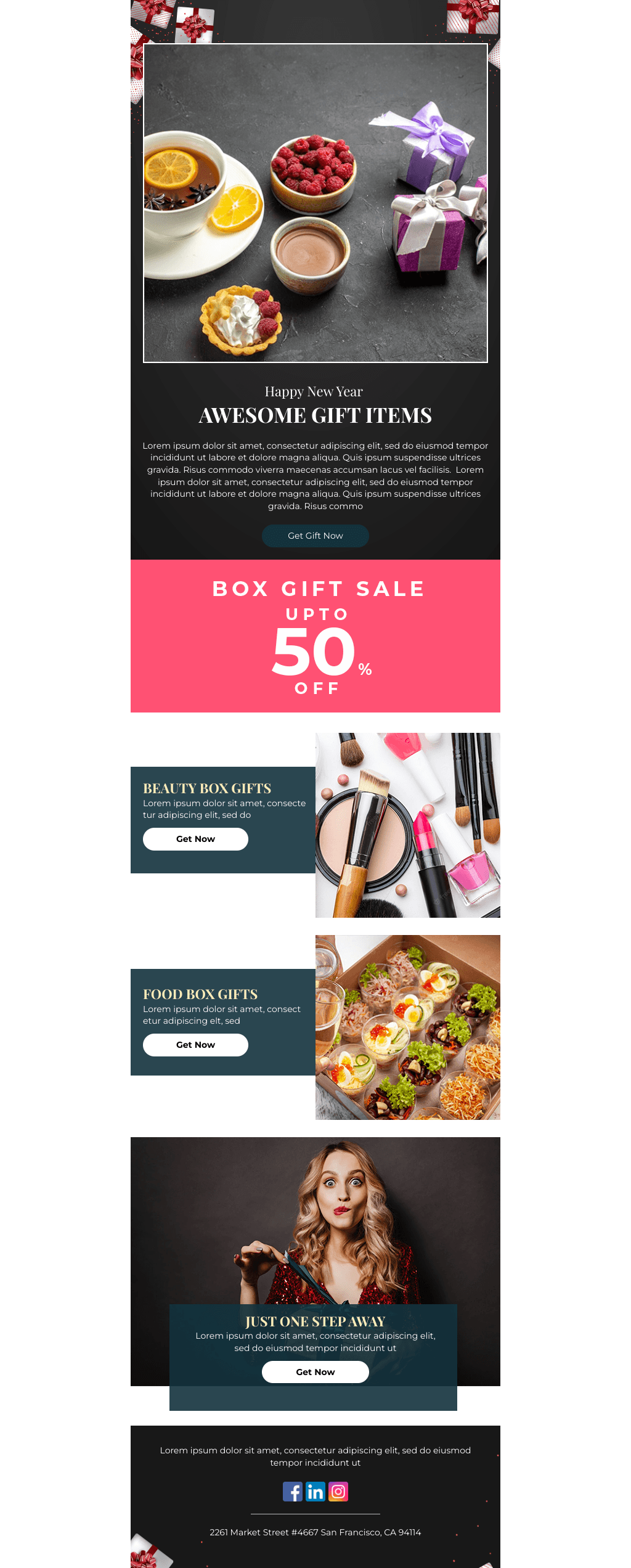 Laravel Mail Template - Holiday Gifts Sale