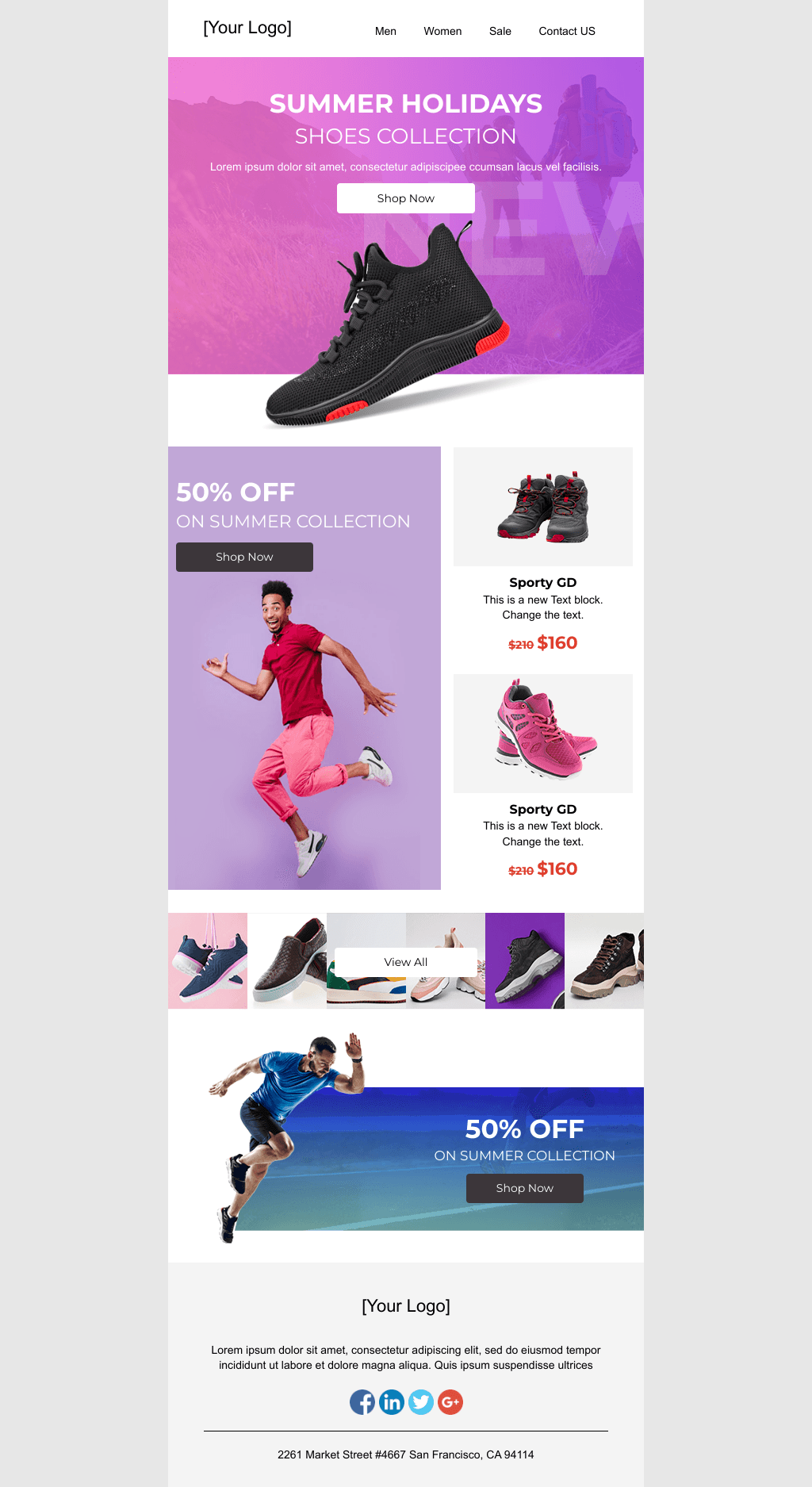 Laravel Mail Template - Holiday Shoe Sale 