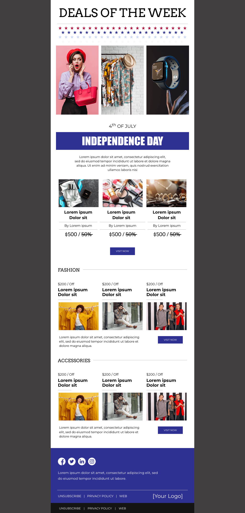 Laravel Mail Template - Independence Sale