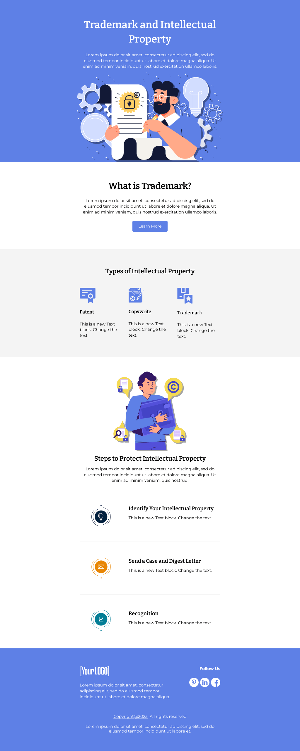 Laravel Mail Template - Intellectual Property