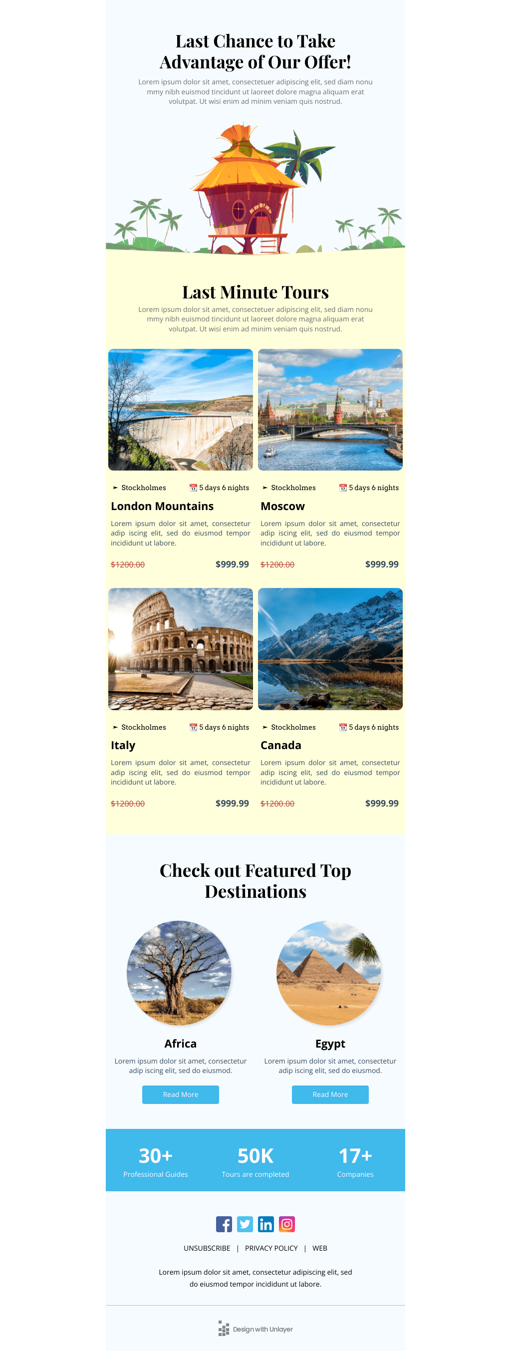 Laravel Mail Template - Last Chance Reminder