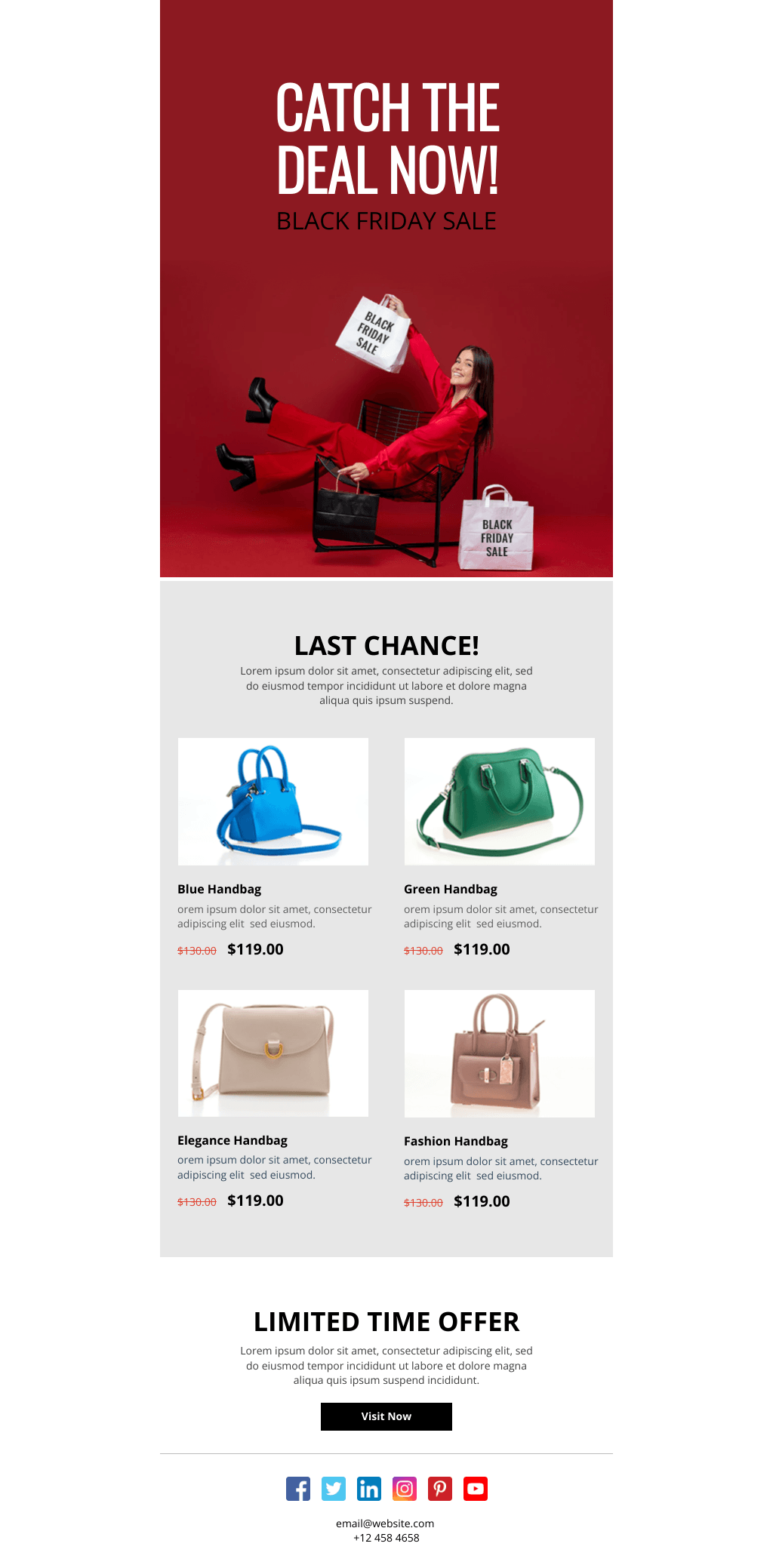 Laravel Mail Template - Last Chance