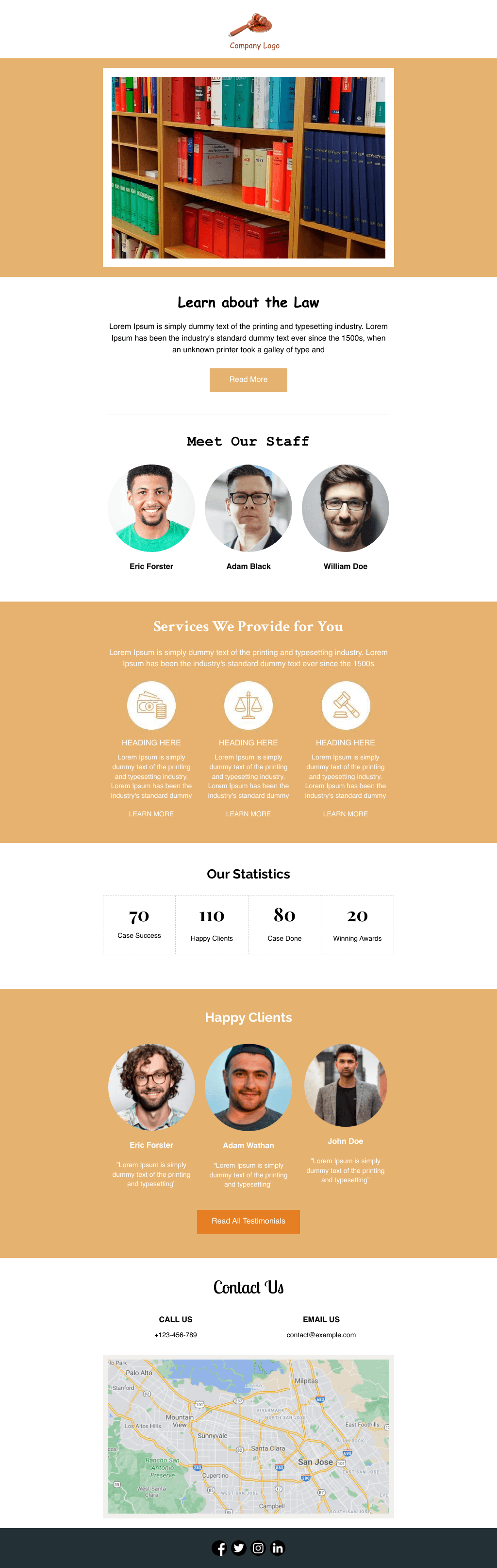 Laravel Mail Template - Law Firm