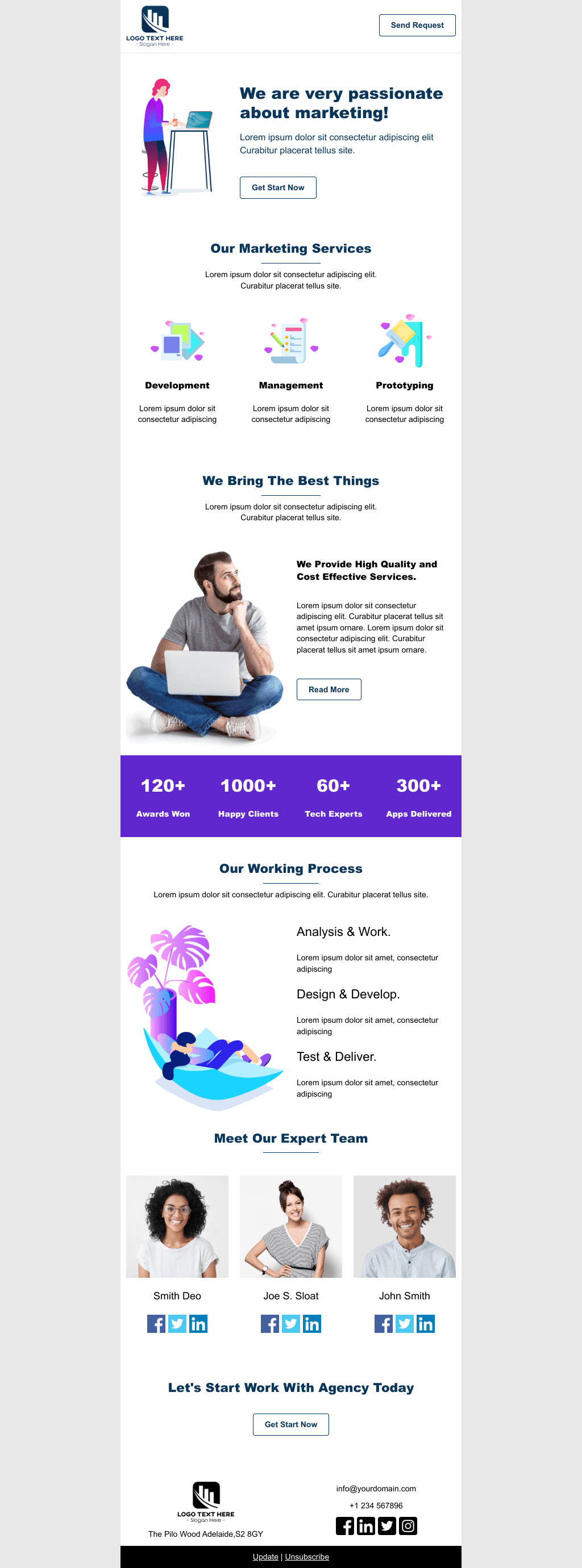 Laravel Mail Template - Marketing Agency