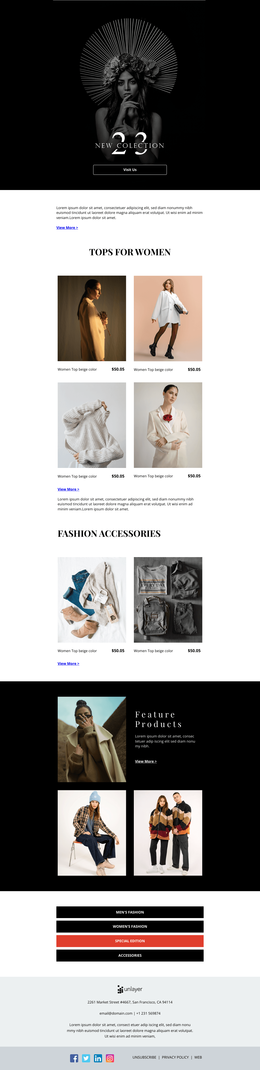 Laravel Mail Template - Marketing News