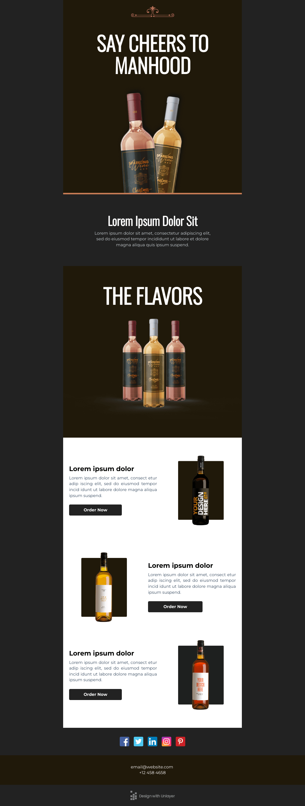 Laravel Mail Template - Men's Day Sale