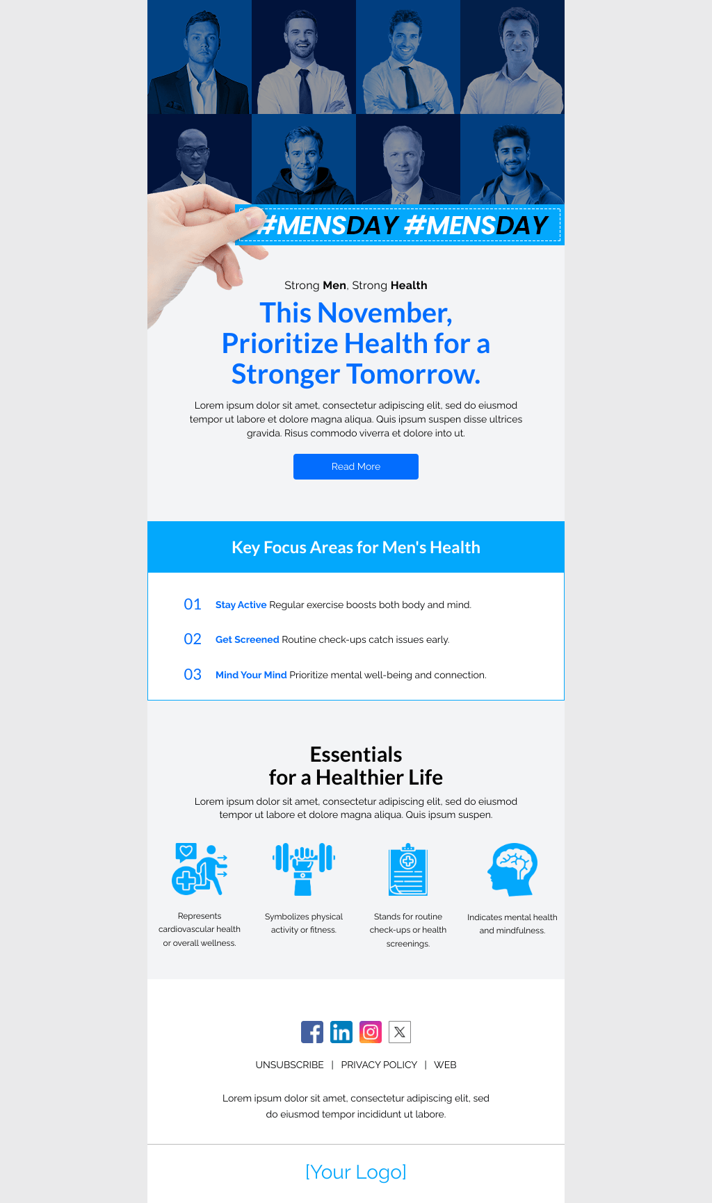 Laravel Mail Template - Men's Health