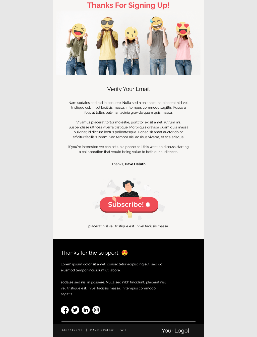 Laravel Mail Template - Mid-Year Check-In