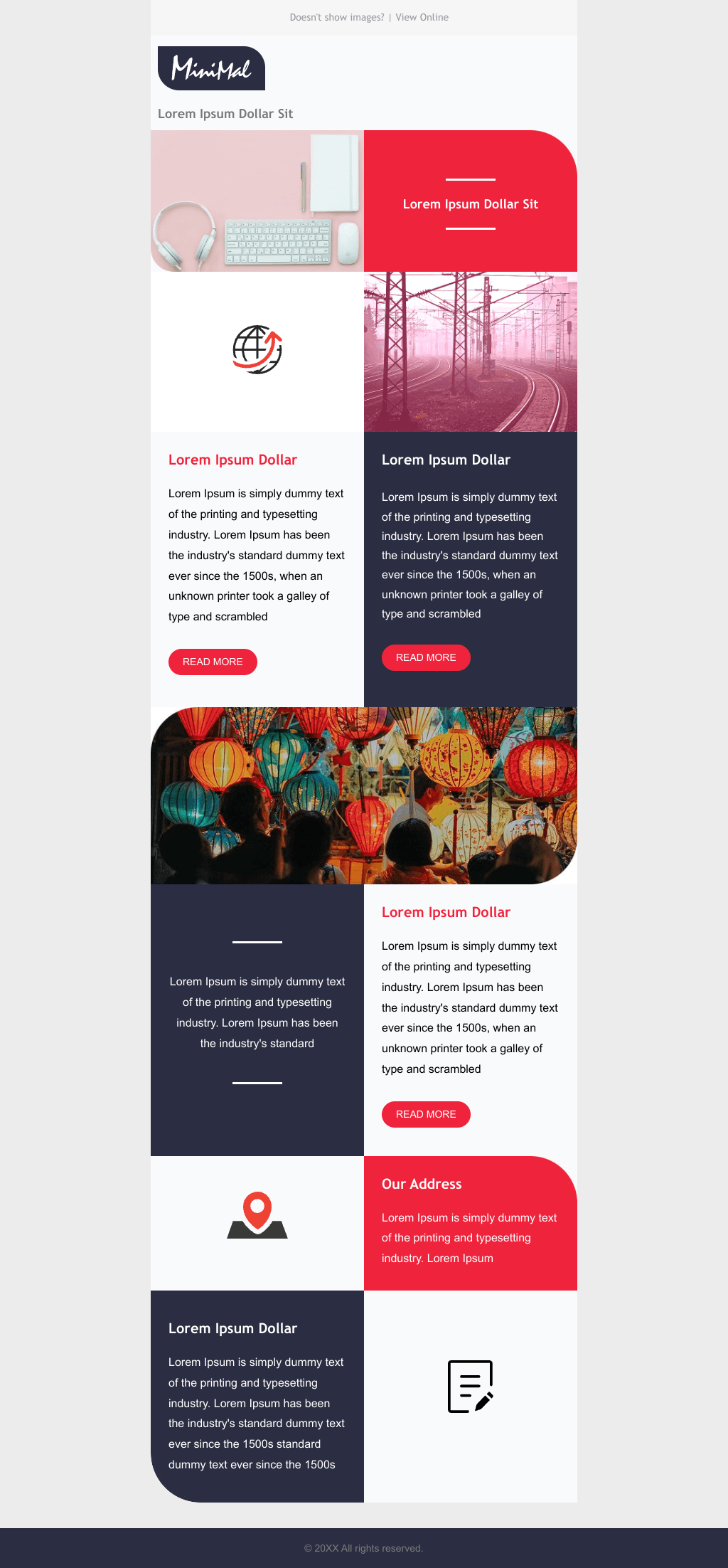Laravel Mail Template - Minimal Design