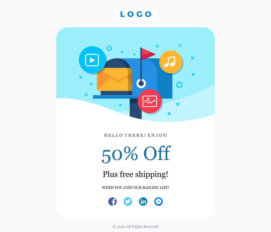 Laravel Mail Template - Modern Subscription