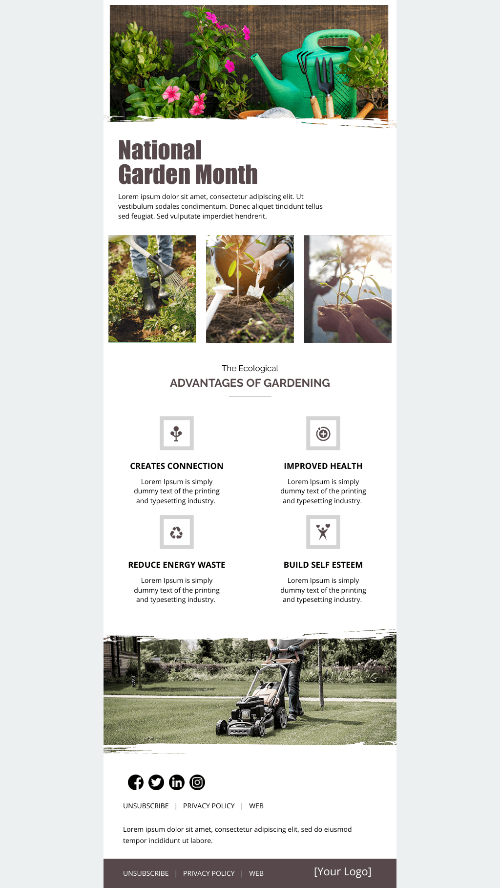 Laravel Mail Template - National Garden Month