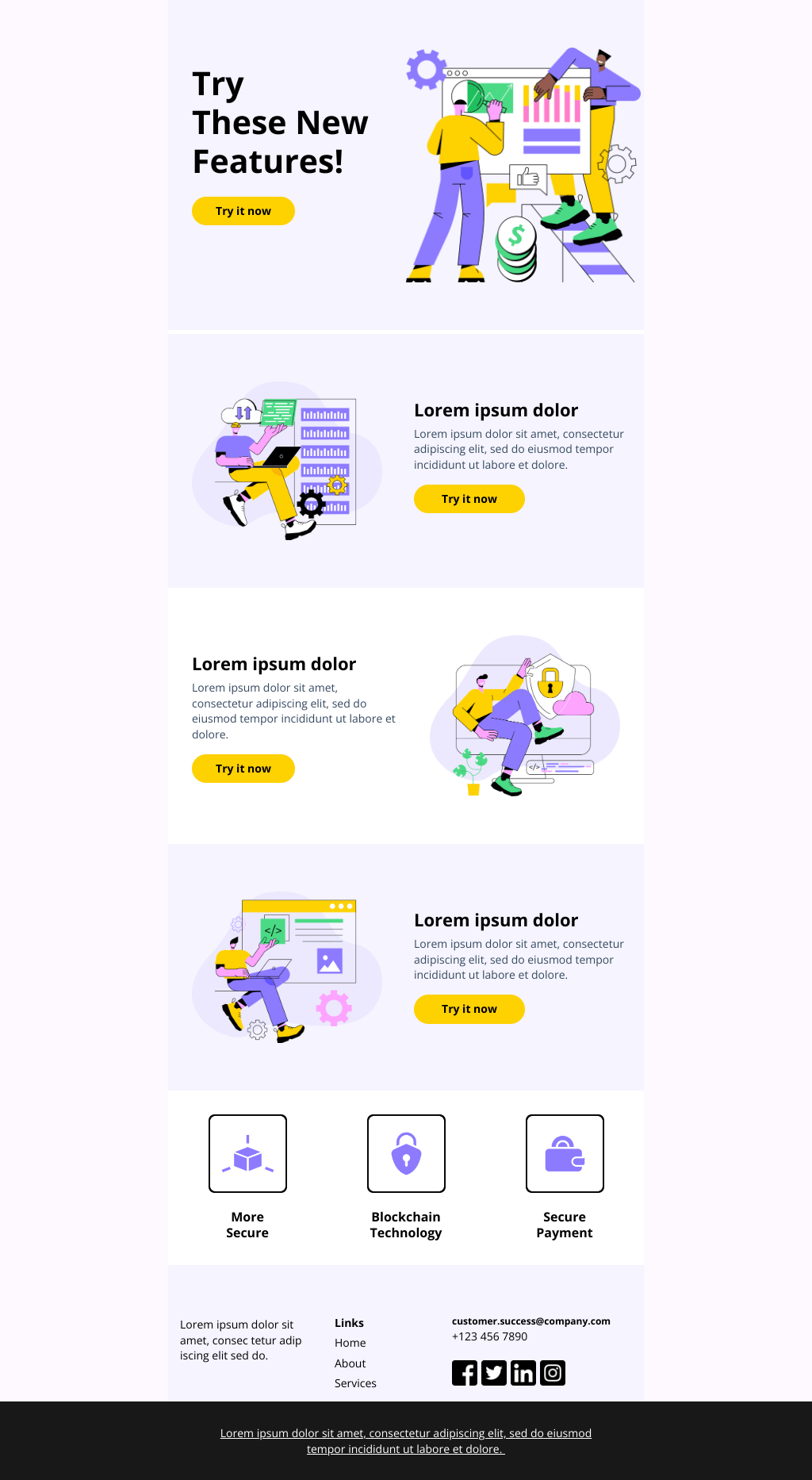 Laravel Mail Template - New Features