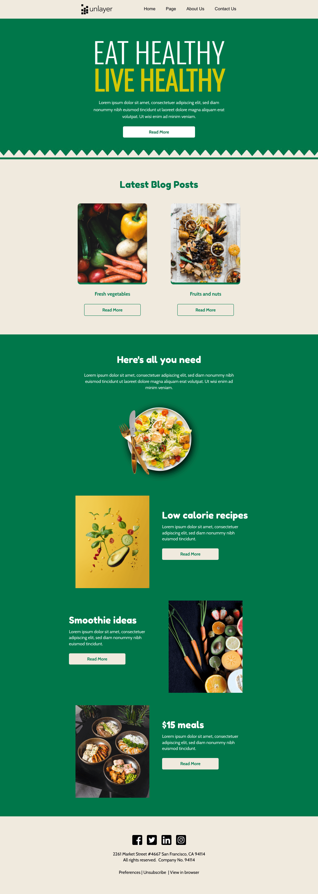 Laravel Mail Template - New Publications