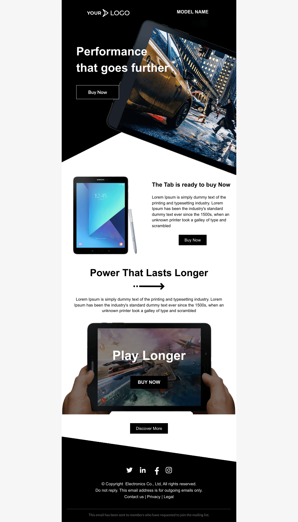 Laravel Mail Template - New Tab Release