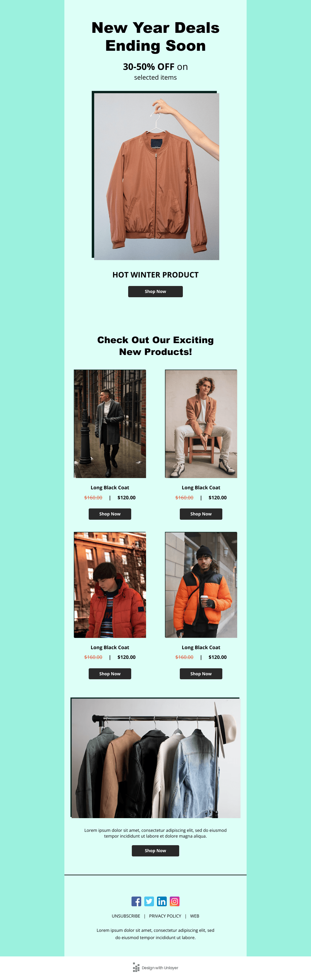 Laravel Mail Template - New Year Deal