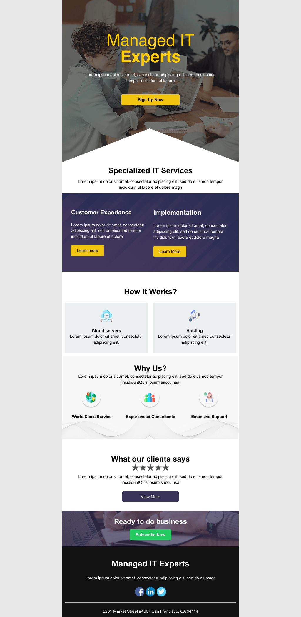 Laravel Mail Template - Newsletter Subscription