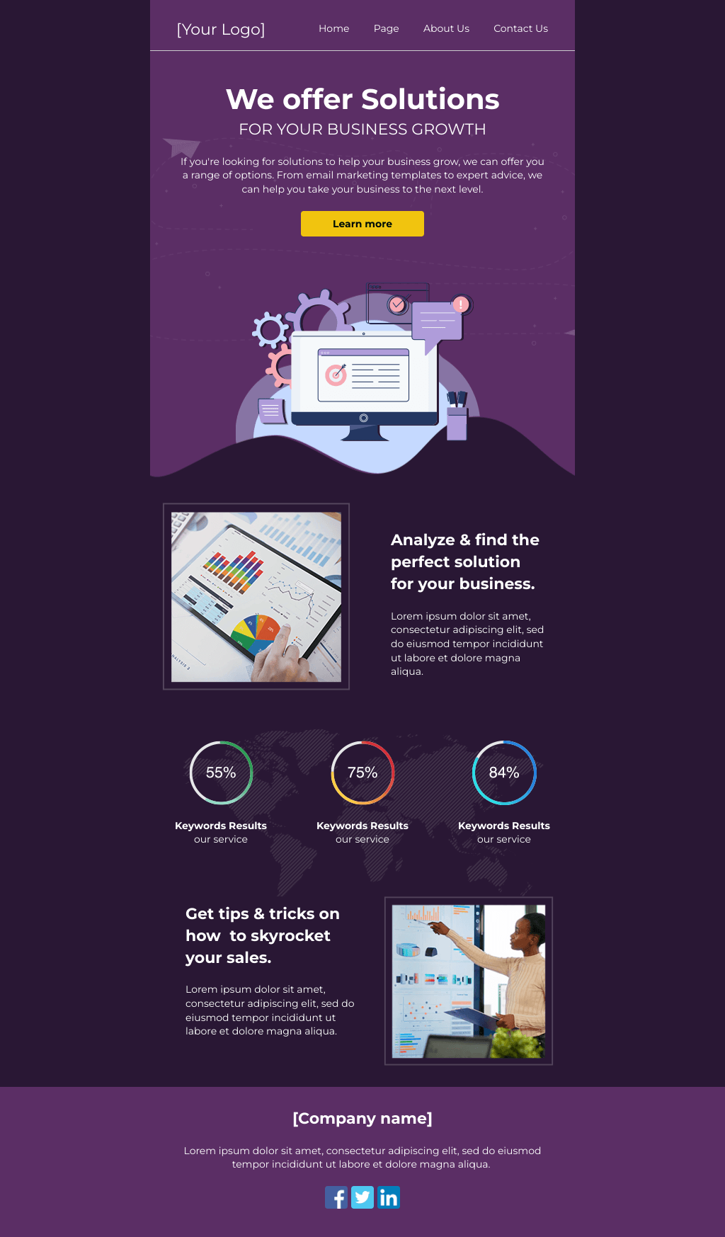 Laravel Mail Template - Offer Solution