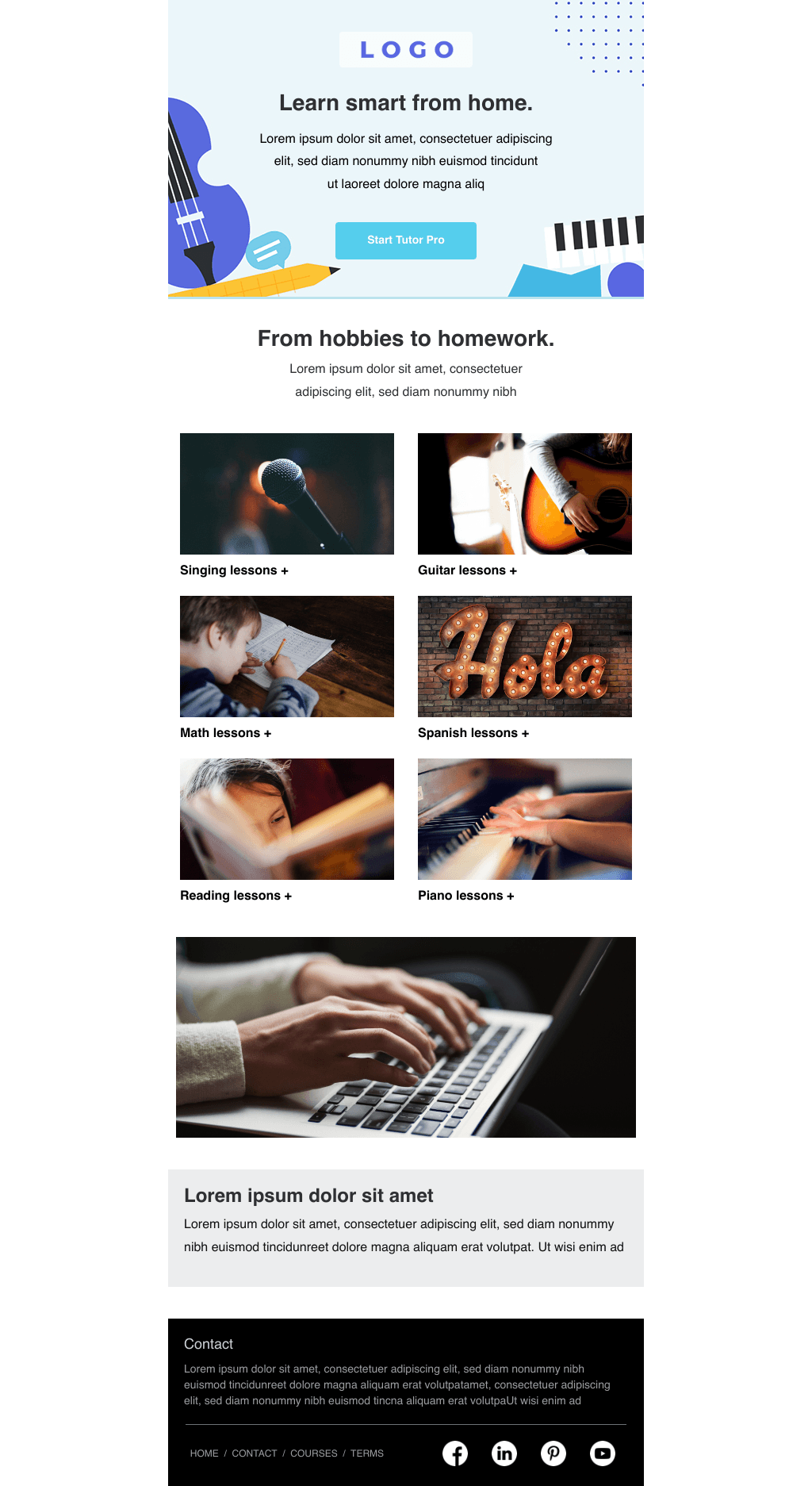 Laravel Mail Template - Online Course