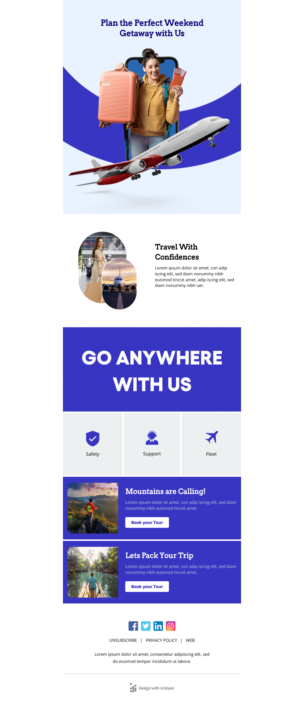 Laravel Mail Template - Perfect Weekend