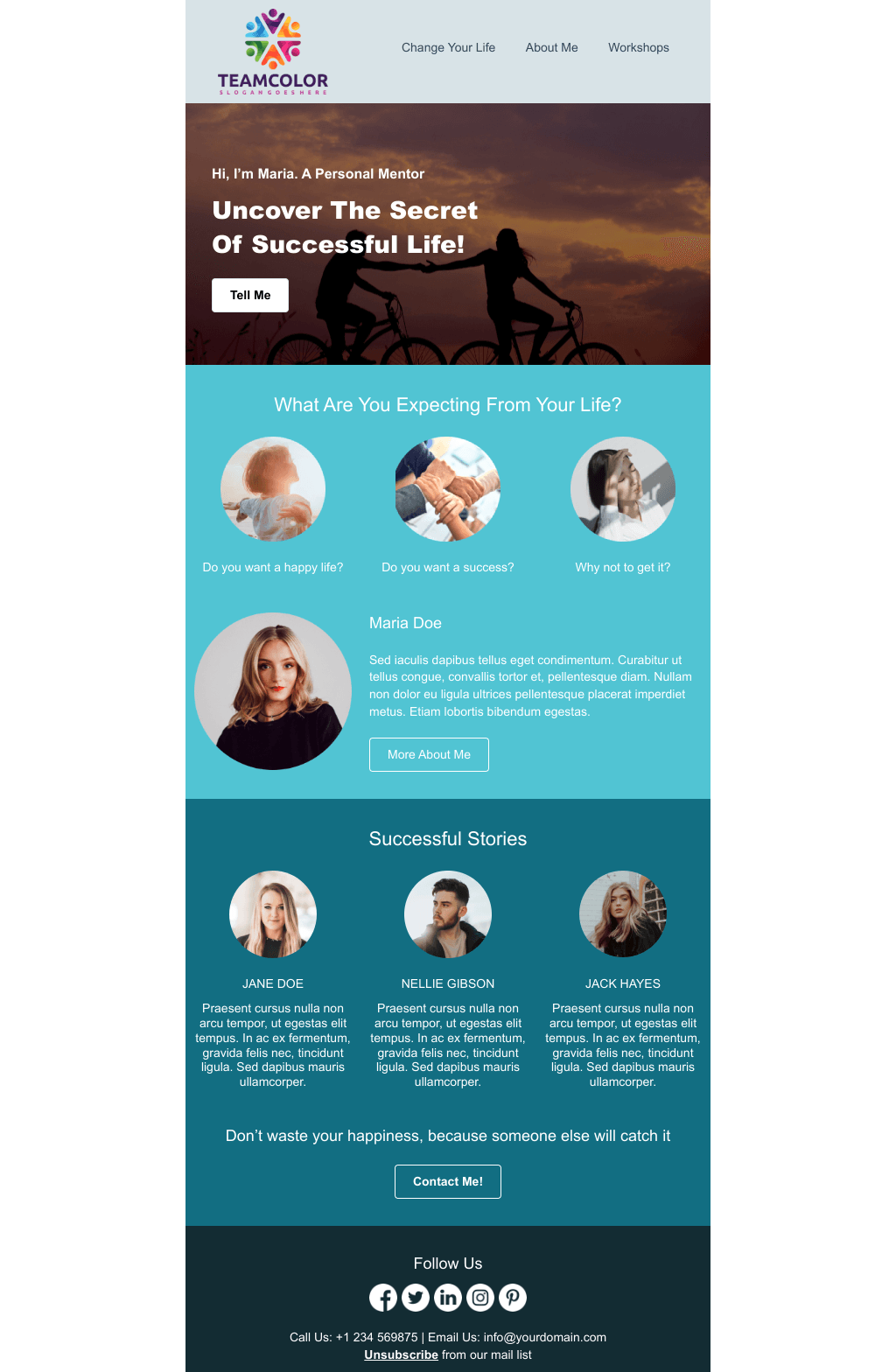 Laravel Mail Template - Personal Development Mentor 