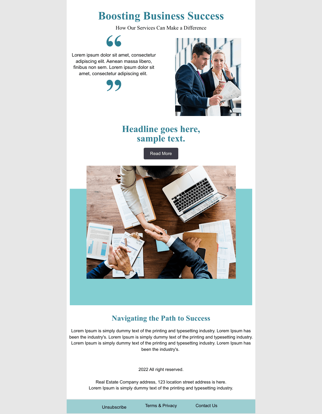 Laravel Mail Template - Pitch your Services