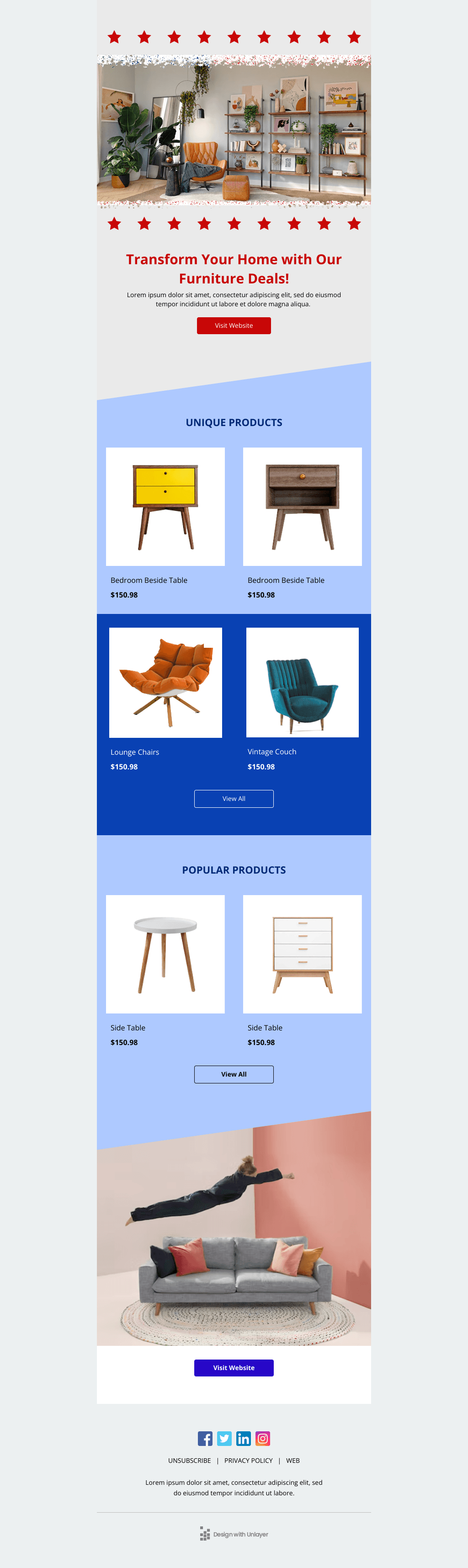Laravel Mail Template - Presidents’ Day Deals