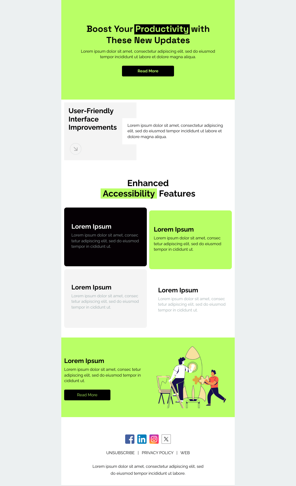 Laravel Mail Template - Product Updates and New Features