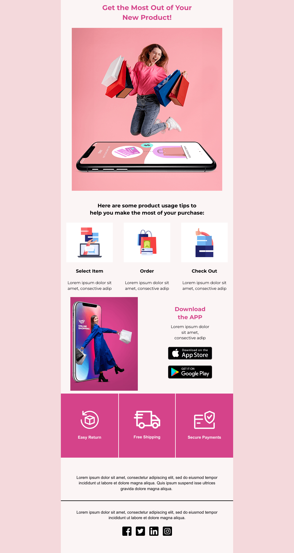 Laravel Mail Template - Product Usage Tips