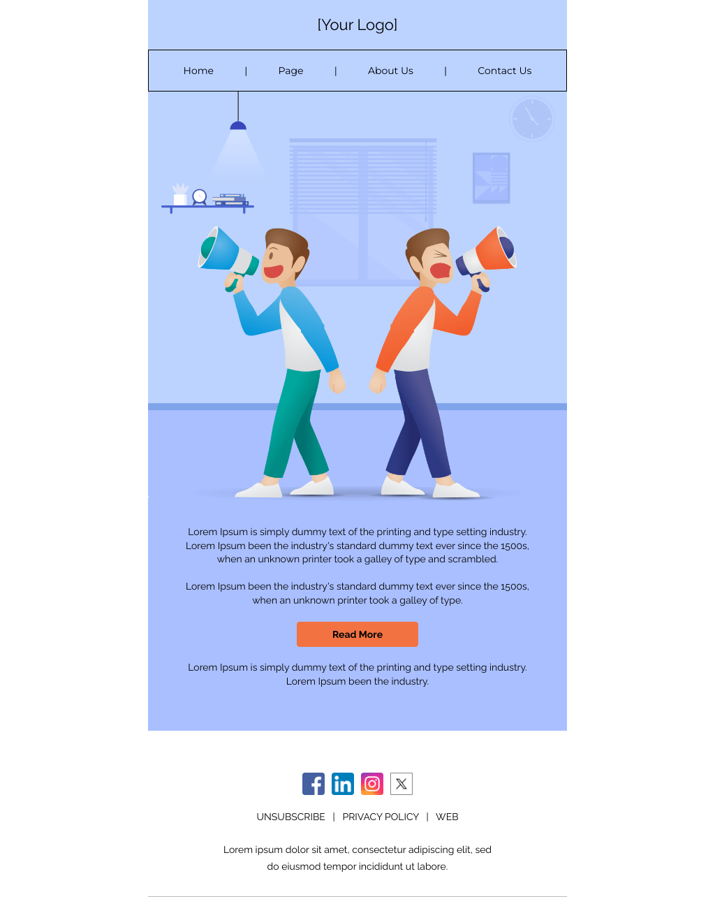 Laravel Mail Template - Referral Introduction Email