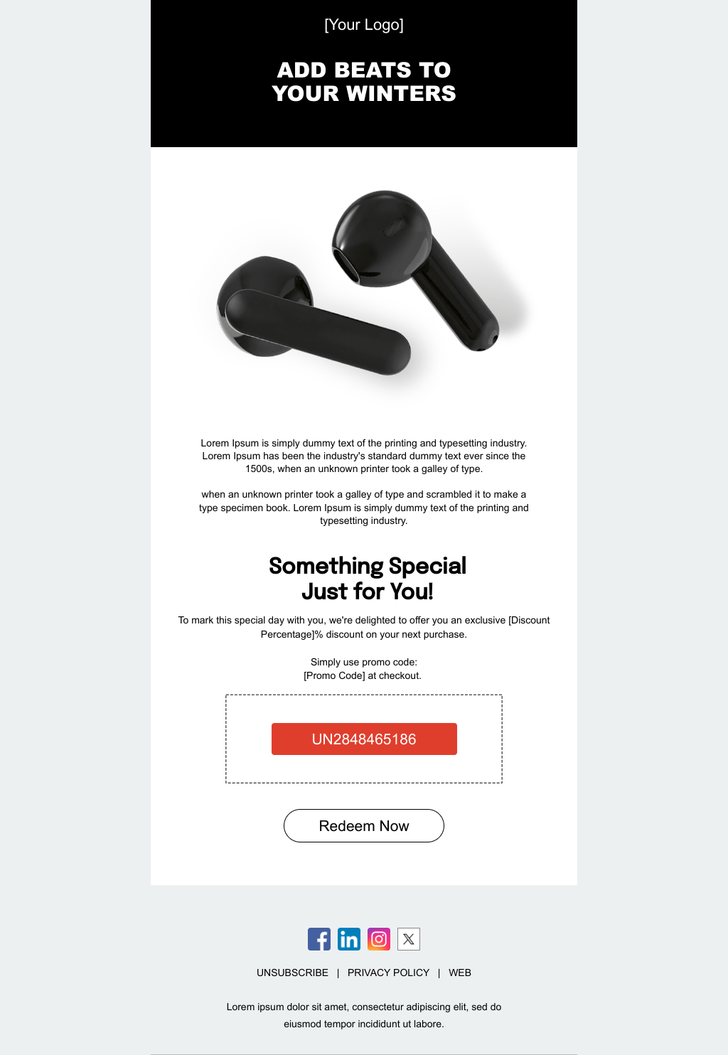 Laravel Mail Template - Retention Offer