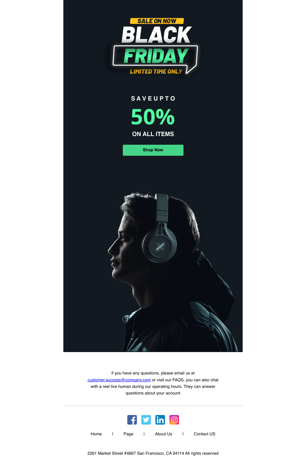 Laravel Mail Template - Sale Announcement 