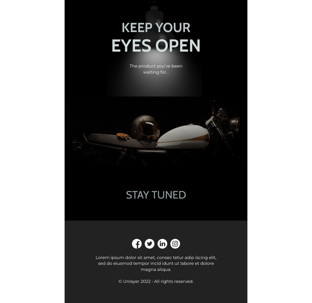 Laravel Mail Template - Something is Coming