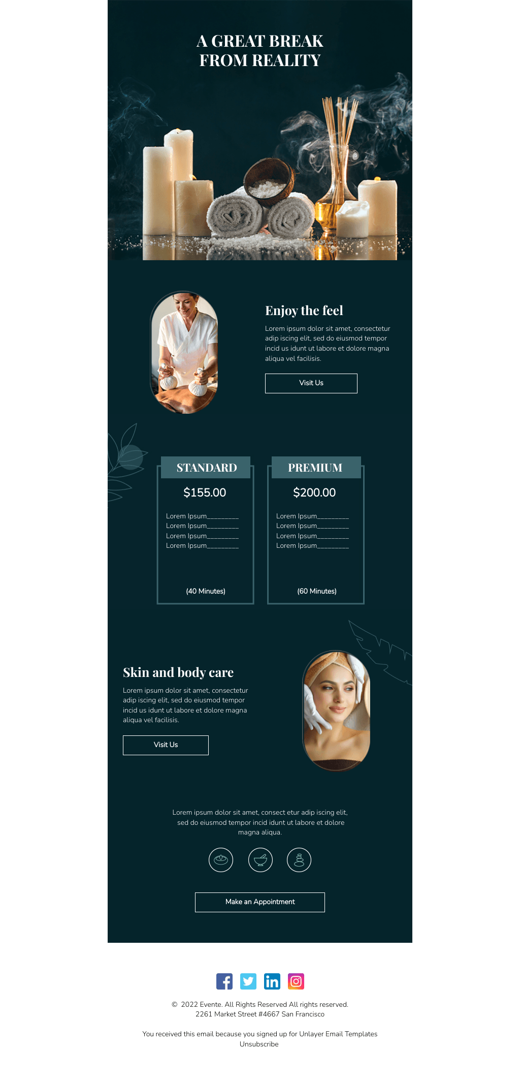 Laravel Mail Template - SPA Offers 