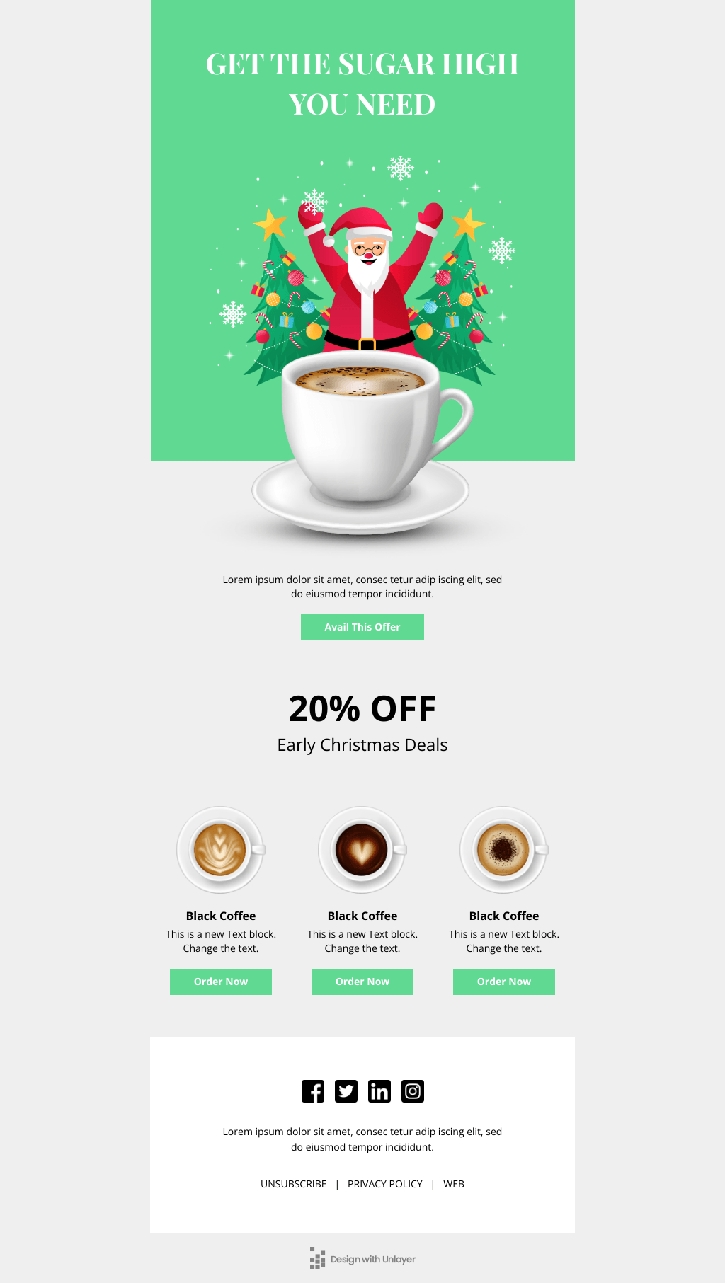 Laravel Mail Template - Sweet Treat
