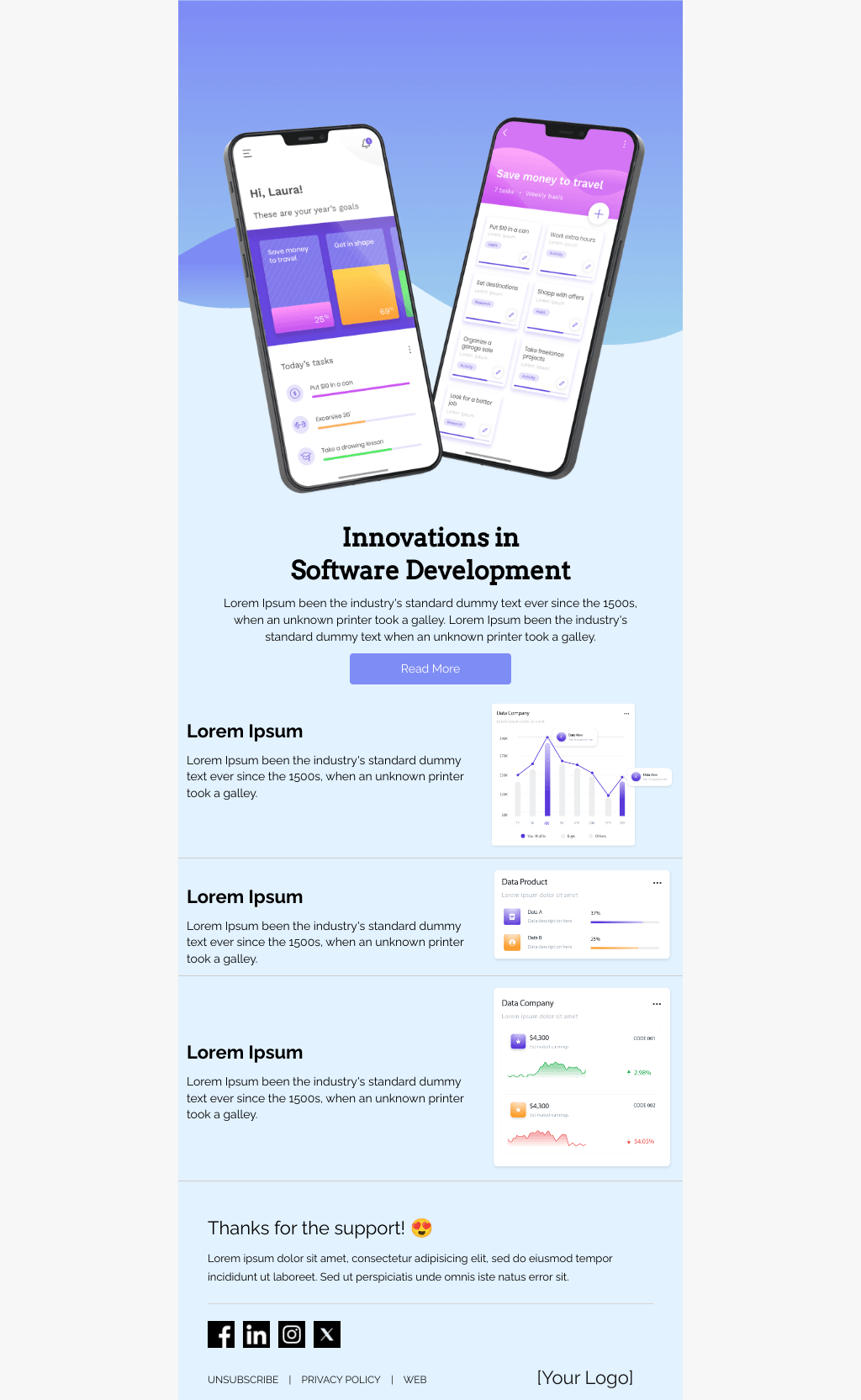 Laravel Mail Template - Tech Trends and Insights