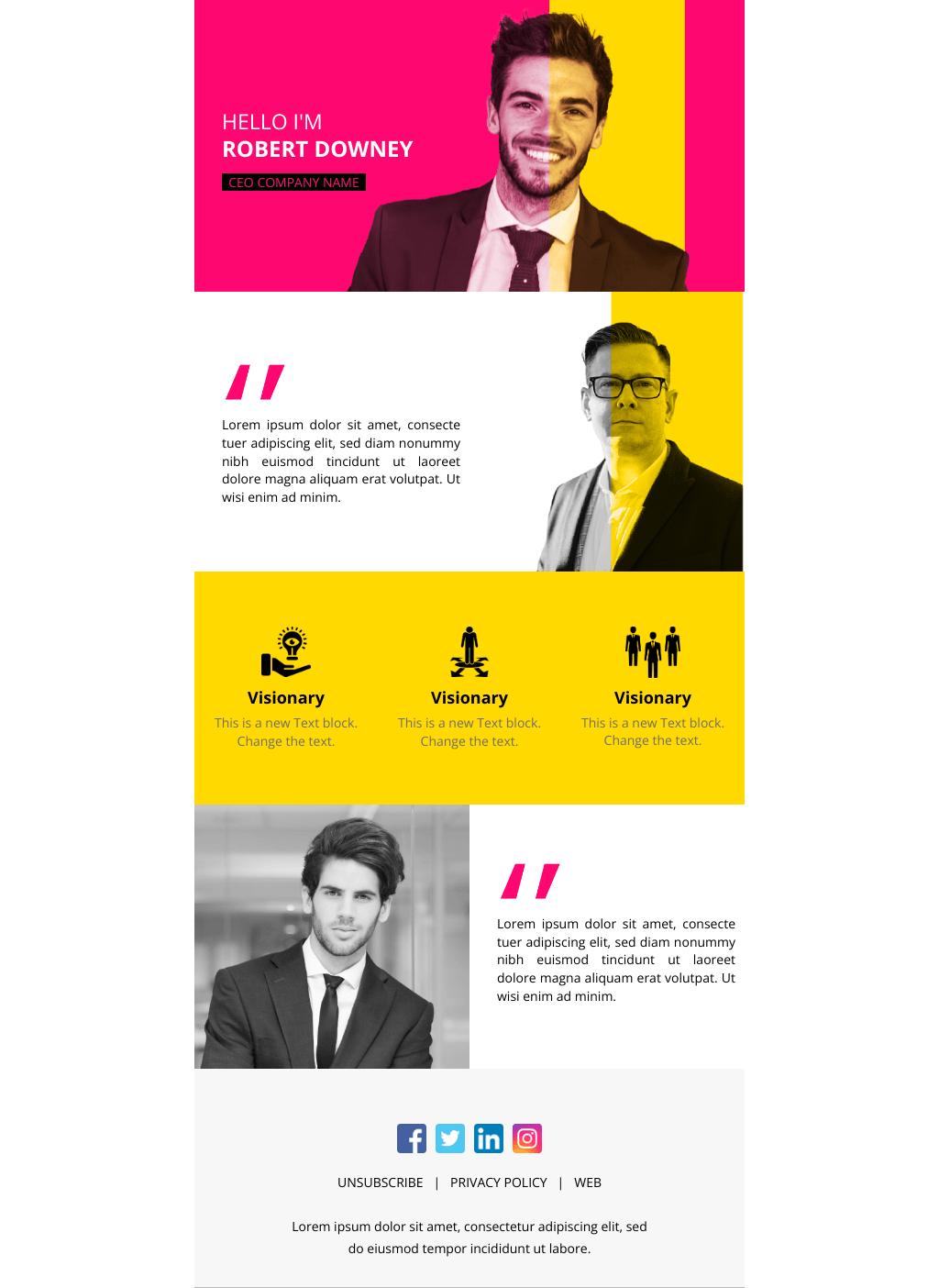 Laravel Mail Template - Thought Leadership