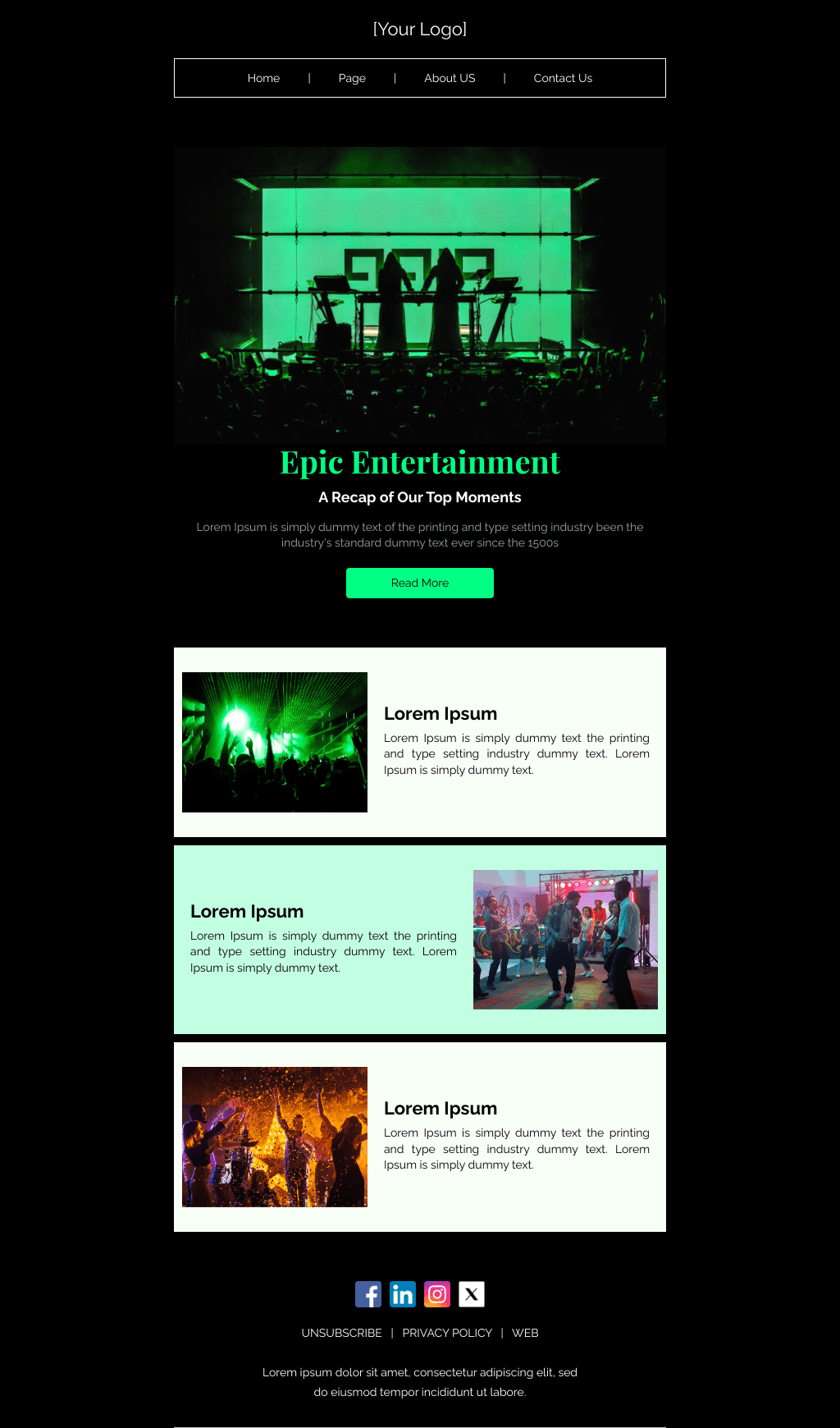 Laravel Mail Template - Top Moments