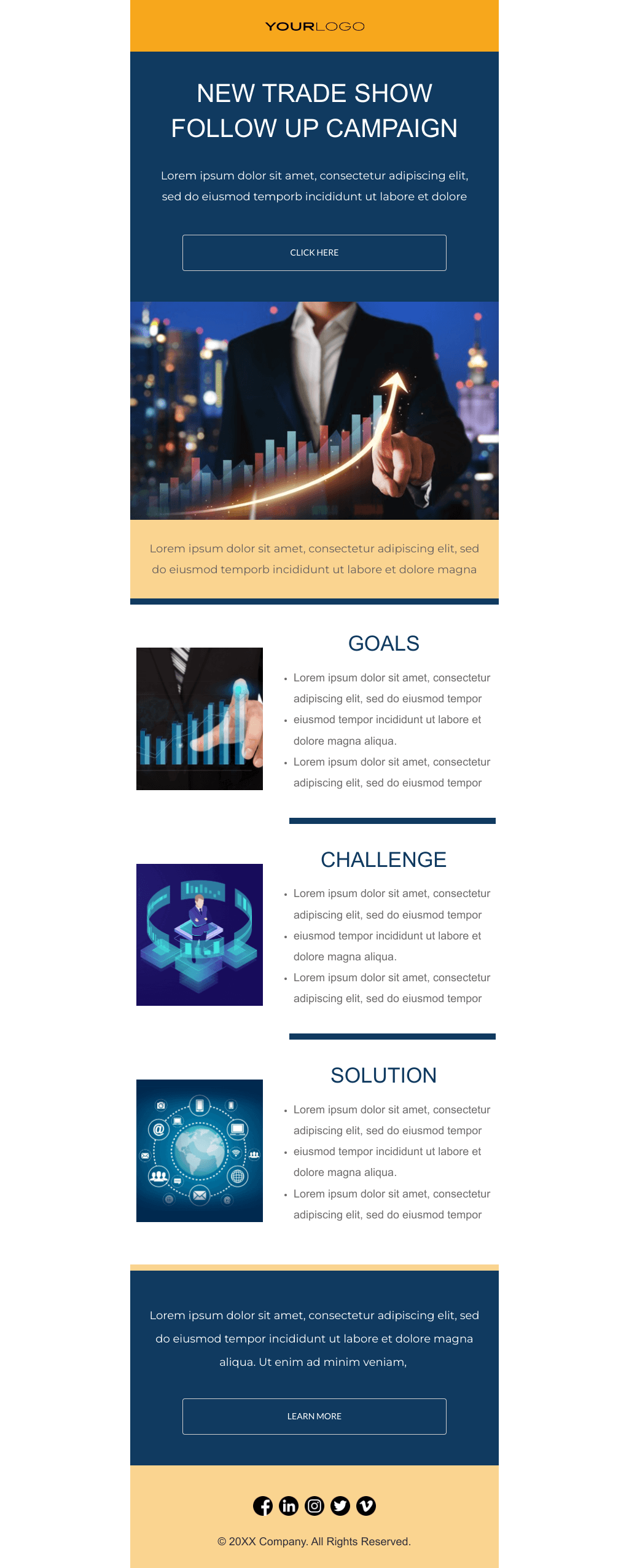 Laravel Mail Template - Trade Show Follow Up