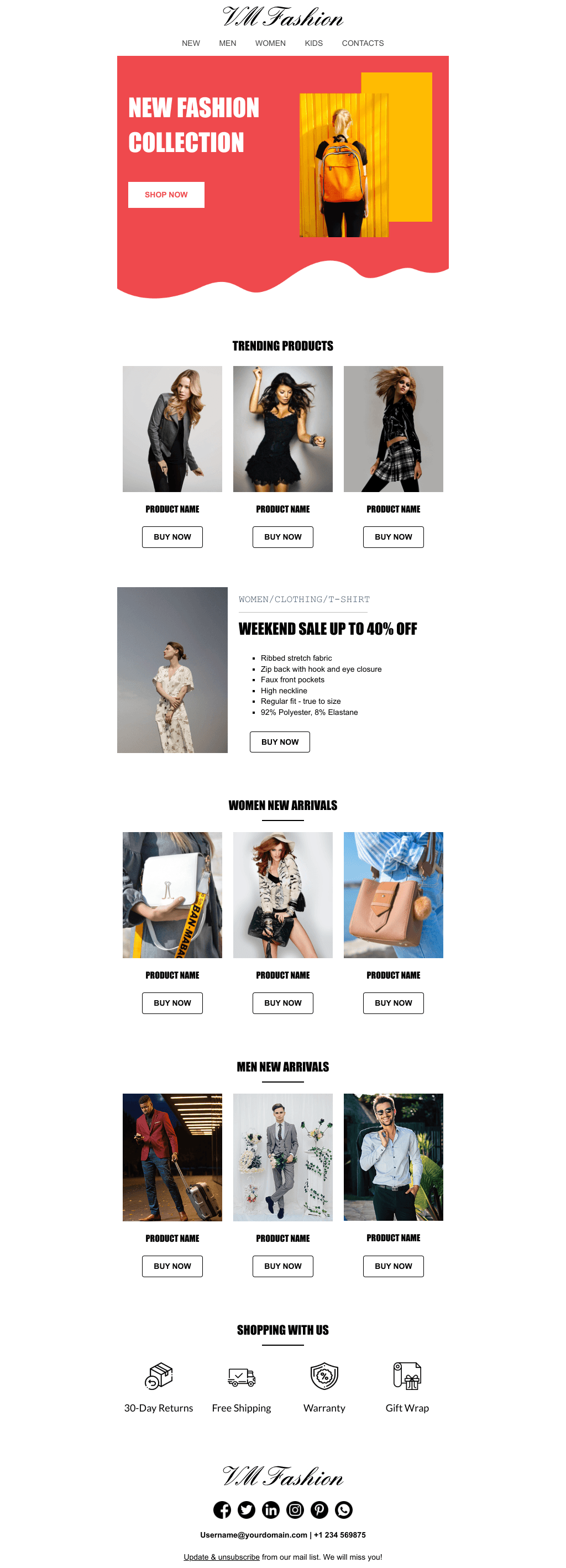 Laravel Mail Template - Trending Products