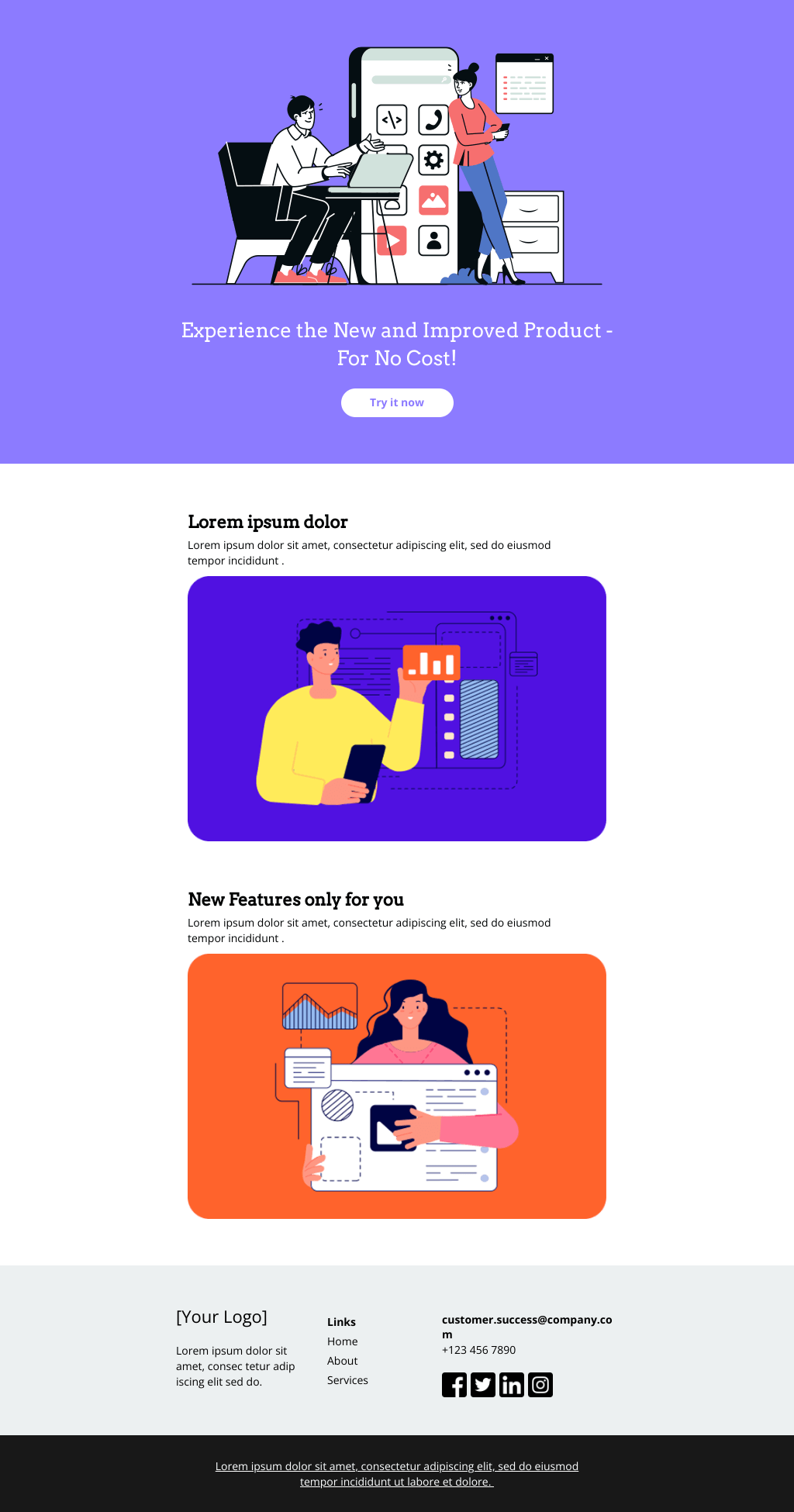 Laravel Mail Template - Trial Opportunity