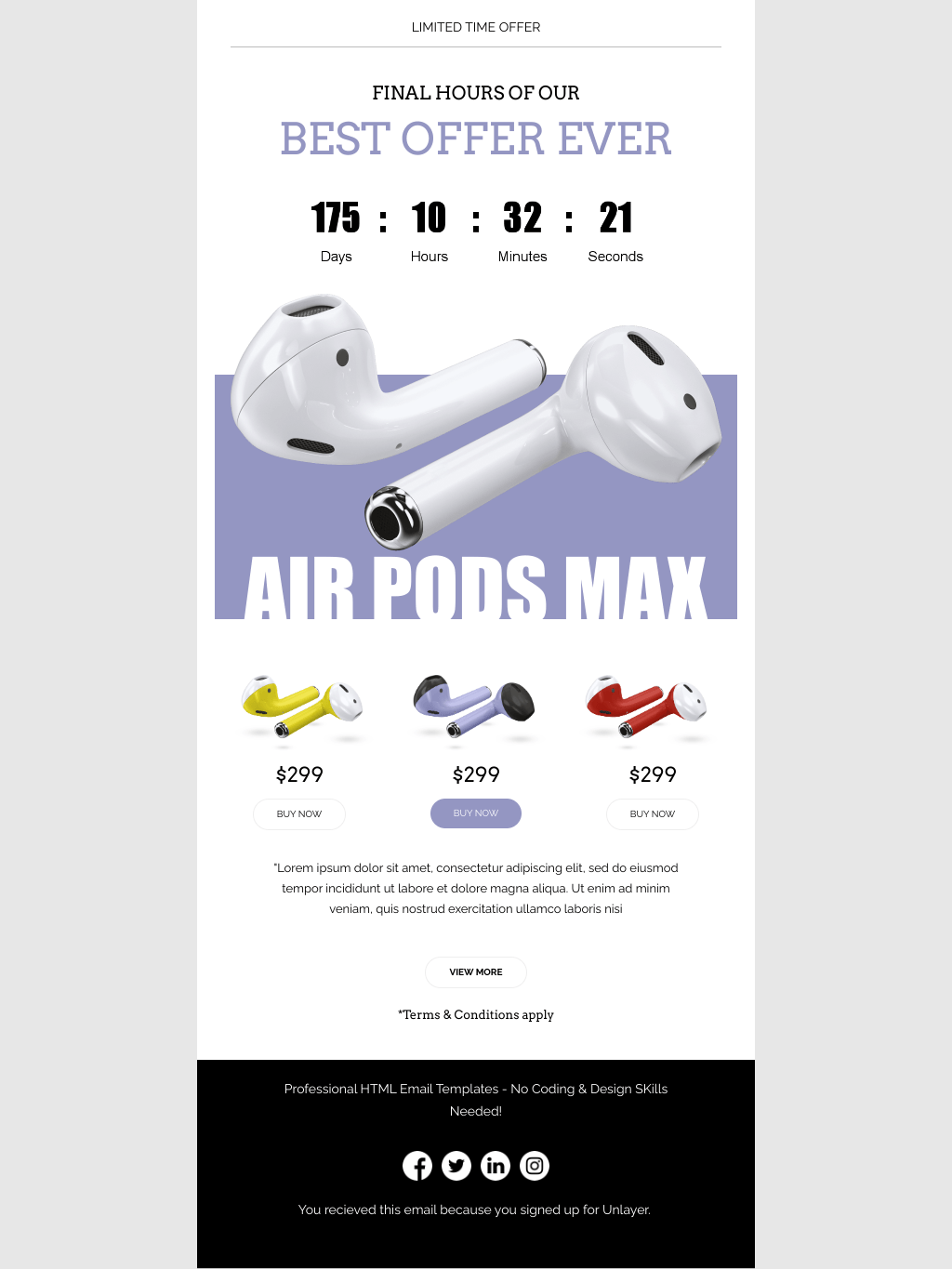 Laravel Mail Template - Weekend Discounts