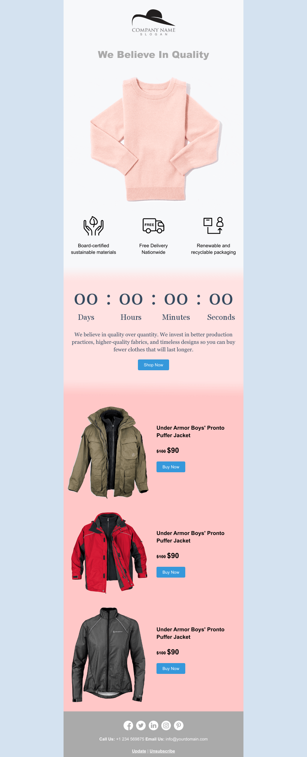 Laravel Mail Template - Weekend Flash Sale