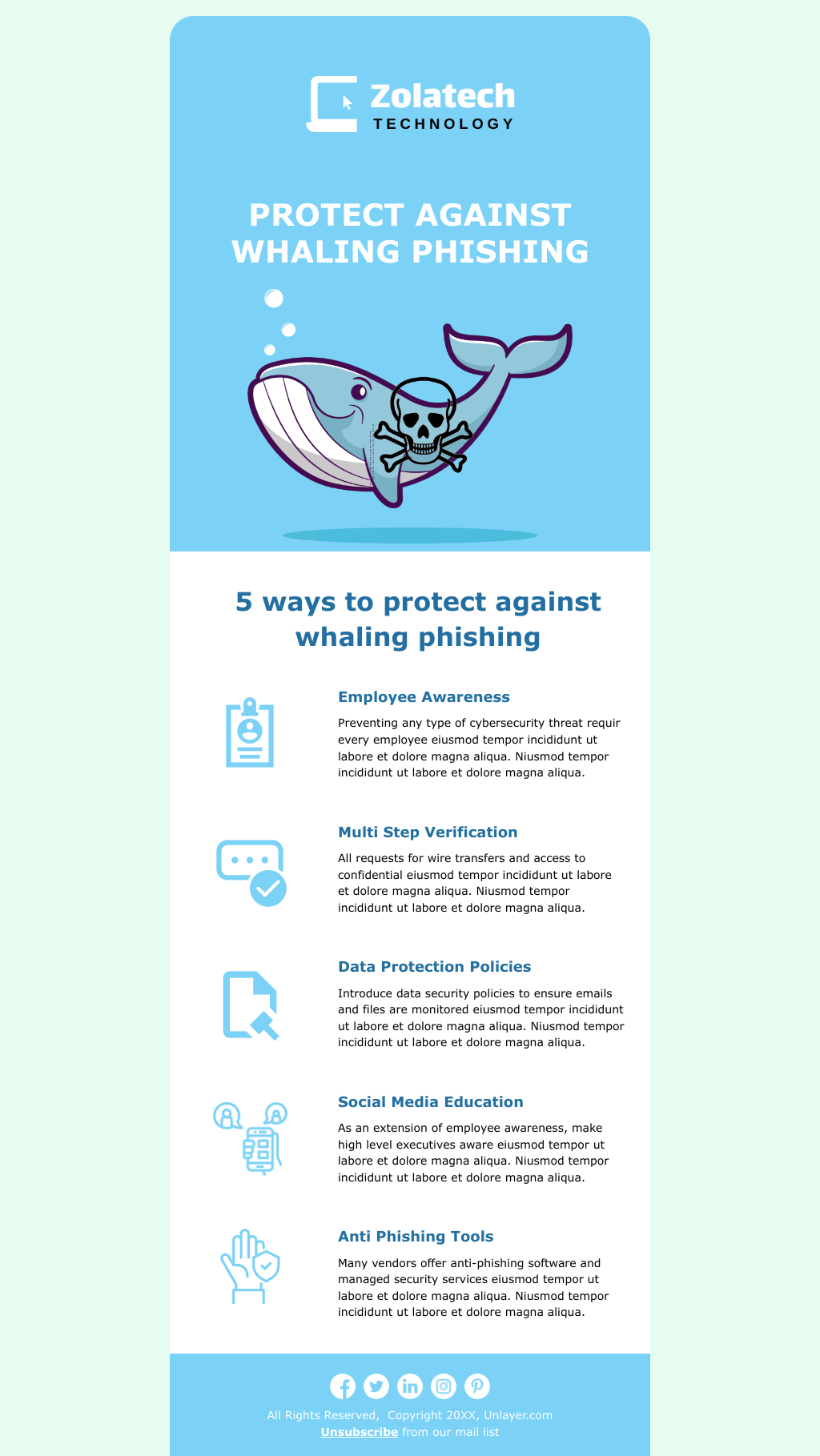 Laravel Mail Template - Whaling Awareness Reminder