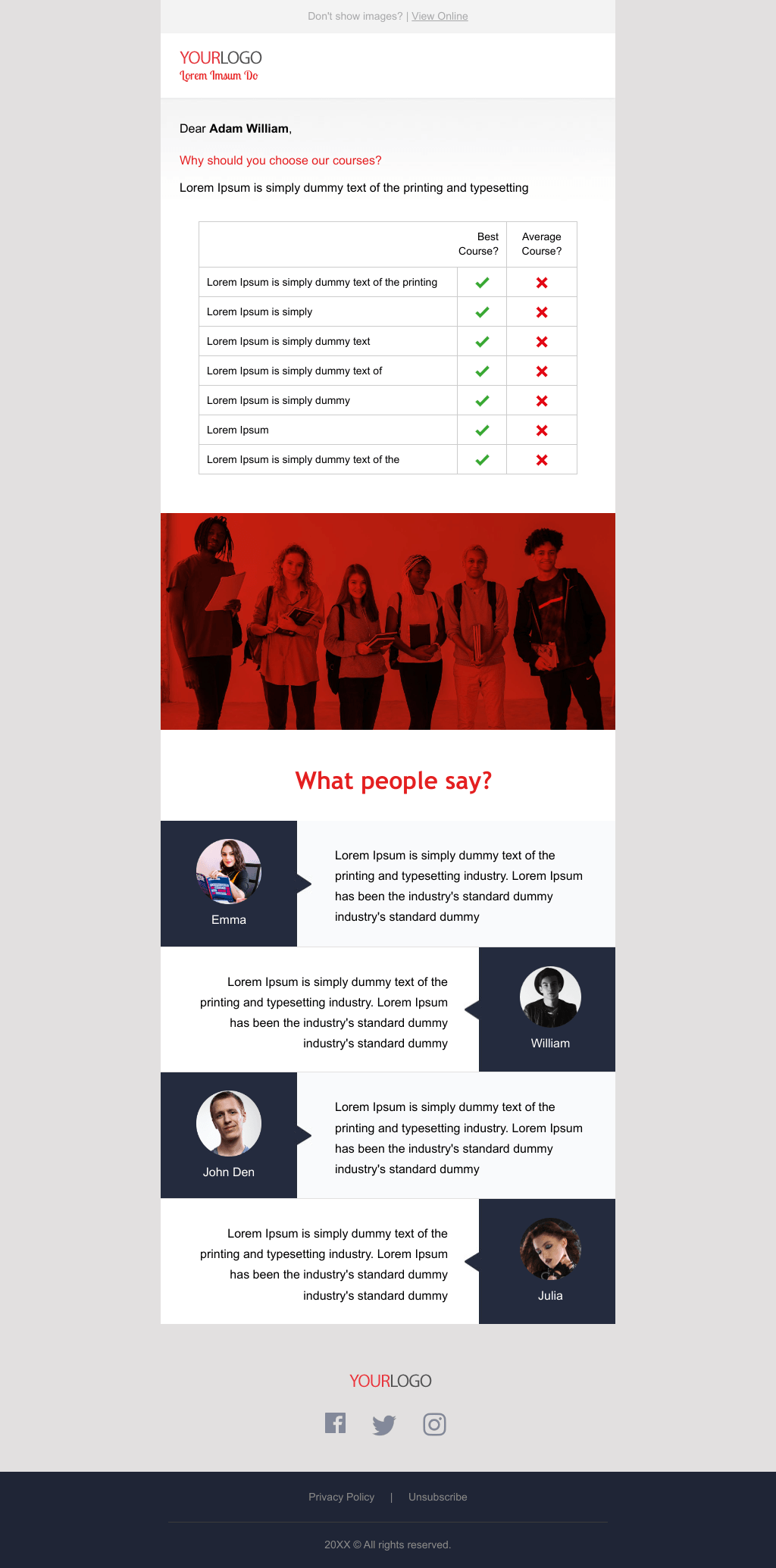 Laravel Mail Template - Why Book Course