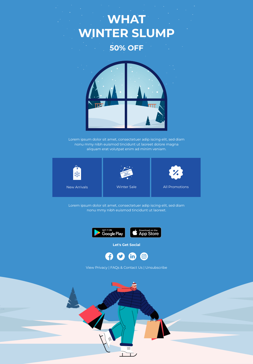Laravel Mail Template - Winter Sale Reminder