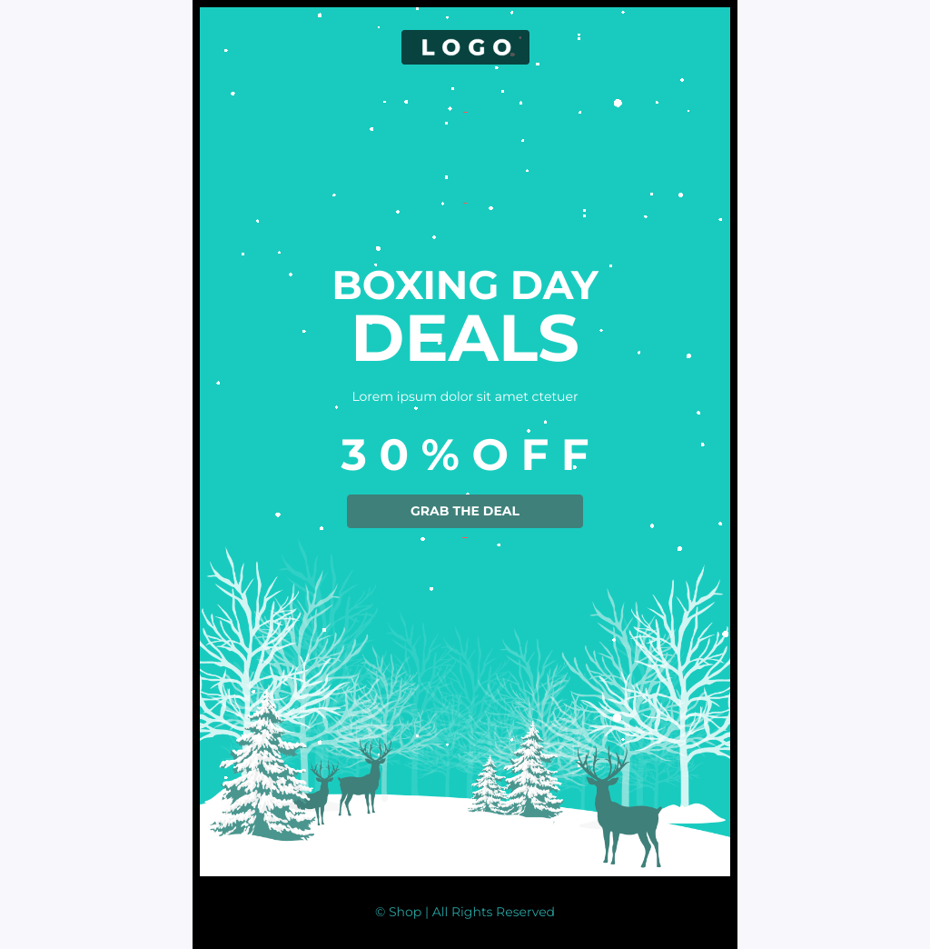 Laravel Mail Template - Winter Sales