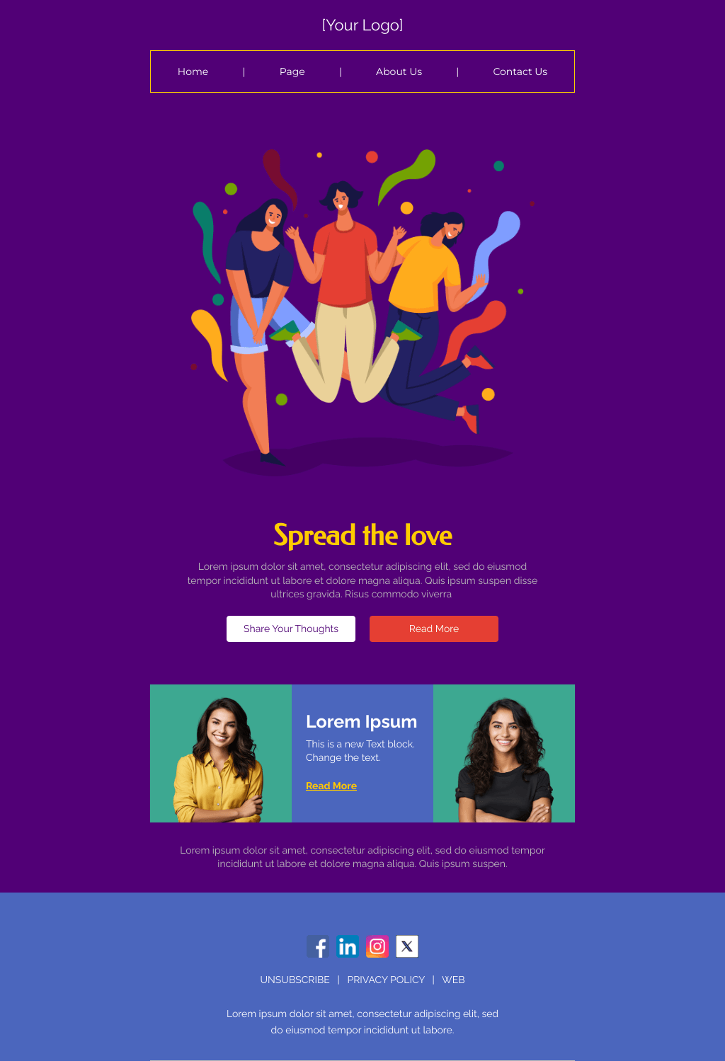 Laravel Mail Template - Women's Achievements