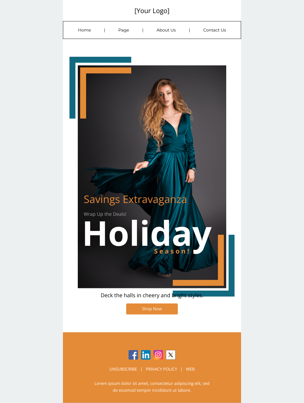 Laravel Mail Template - Wrap Up the Savings